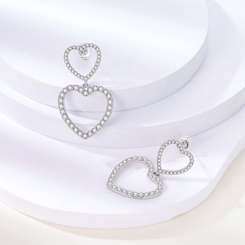 Sparkle Heart Earrings