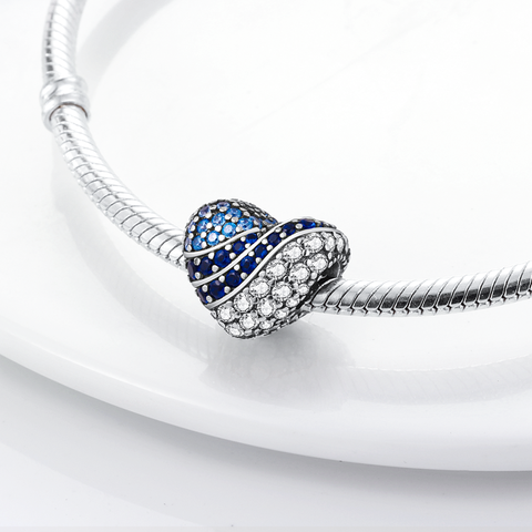 Herzförmige Charms-Perlen