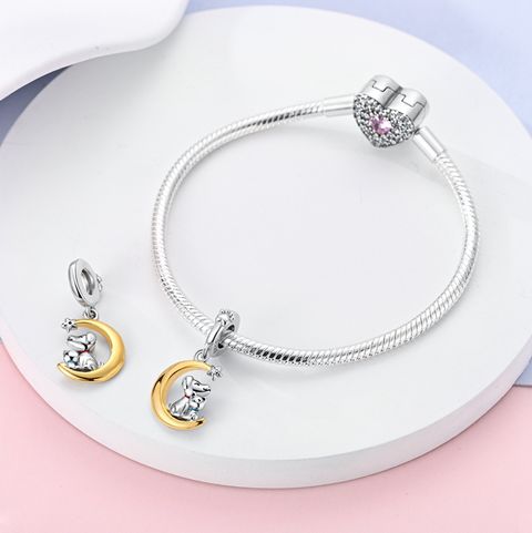 Charms para perros y gatos con forma de estrella y luna