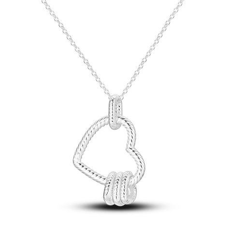 Collier Serpent Multi-Cercles Coeur