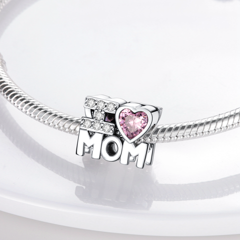 Love Heart Shape Charm Bead