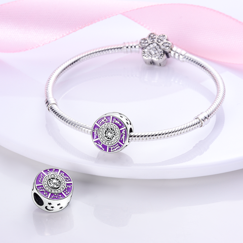 Perles du zodiaque violet