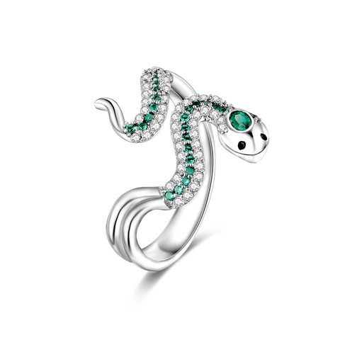 Bague Serpent Zirconium