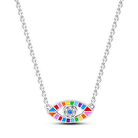 Collar colorido del ojo del diablo