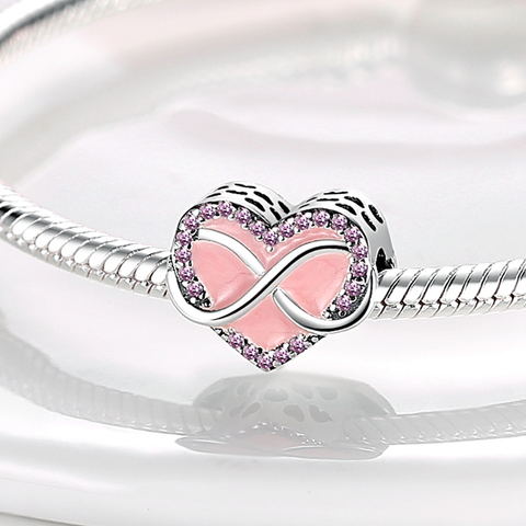Forever Symbol Heart Shape Beads