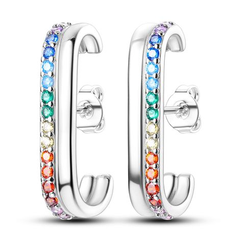 Colorful Diamond Earrings