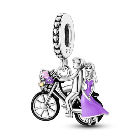Pendentif Vélo et Amour