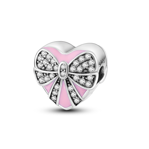 Gift Box Heart Shape Beads