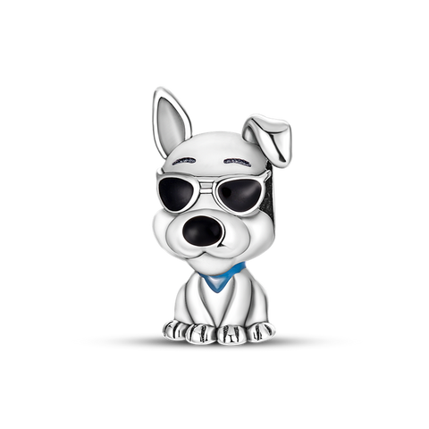 Sunglasses Dog Charms Bead