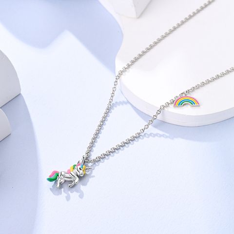Rainbow Unicorn Necklace