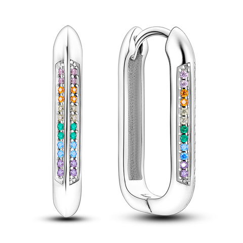 Color Zirconium Earrings