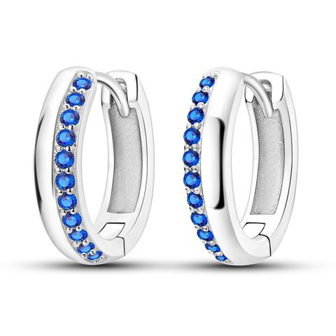 Stapled Royal Blue Earrings