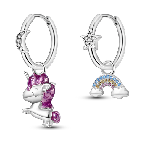 Unicorn and Rainbow Earrings