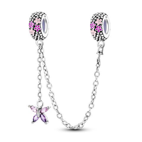 Chaîne de sécurité papillon fleur