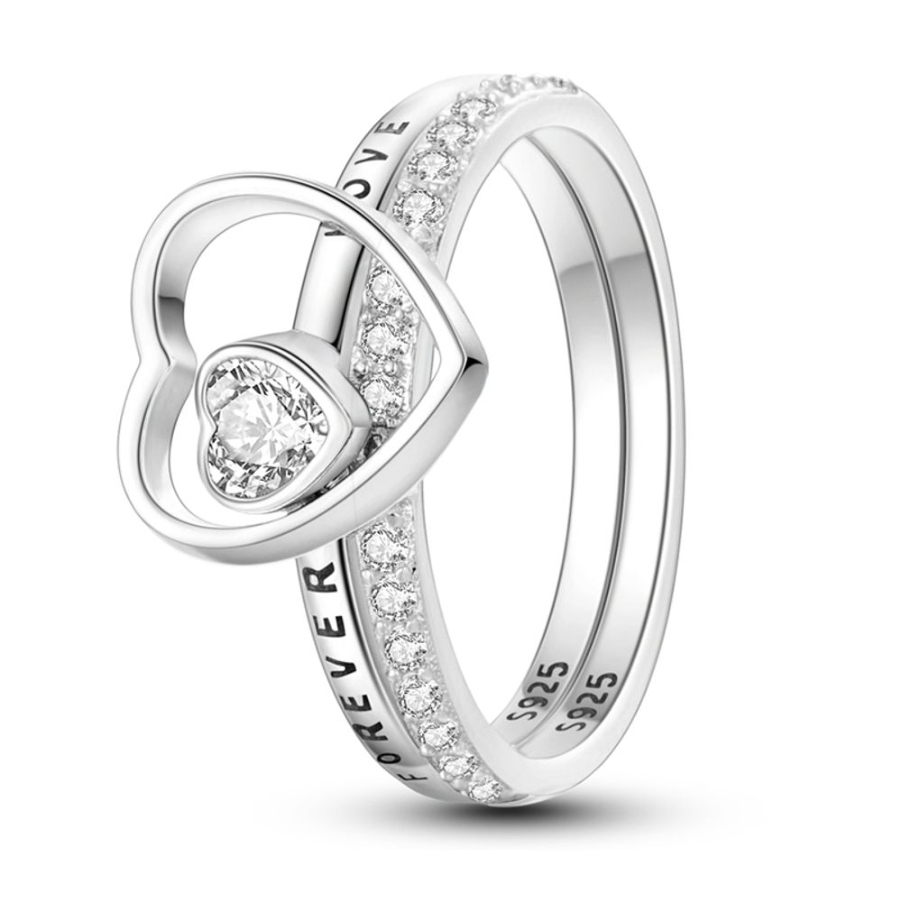 Eternal Love Double Layer Ring