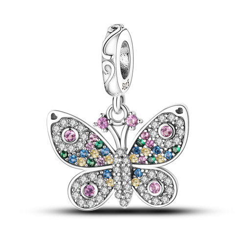 MULA Papillon Dangle Charms Perles