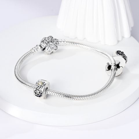 Sonne, Mond, Sterne, Charms-Verschluss, Pavé-Clip