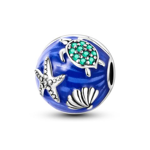 Sea Turtle Starfish Positioning Bead