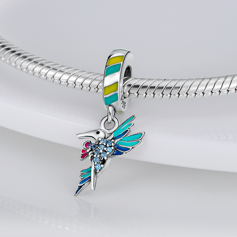Hummingbird Dangle Charms Beads