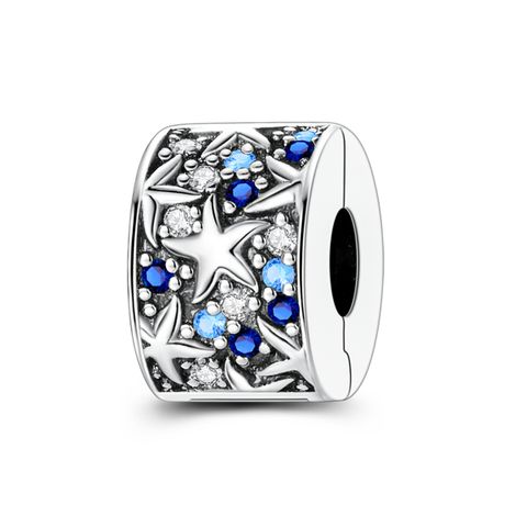 Mula Noël européen en argent sterling 925, breloque « étoile de mer » à monter soi-même, fermoir fixe pour bracelet adapté à la famille, bijou pour femmes