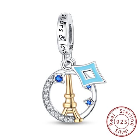 Paris Tower and Earth Pendant