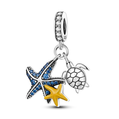 Encantos de estrella de mar de tortuga marina Hapour