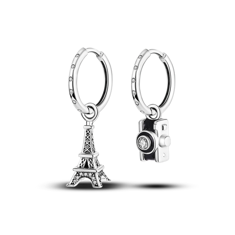 Eiffel Tower Camera Earring