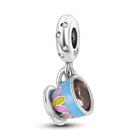 Colorful Coffee Cup Pendant