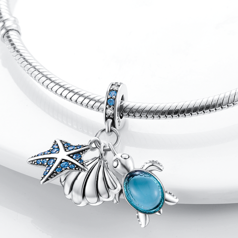 Starfish Shell Sea Turtle Dangle