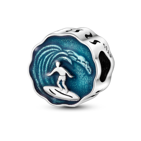 Surfing Charm Beads