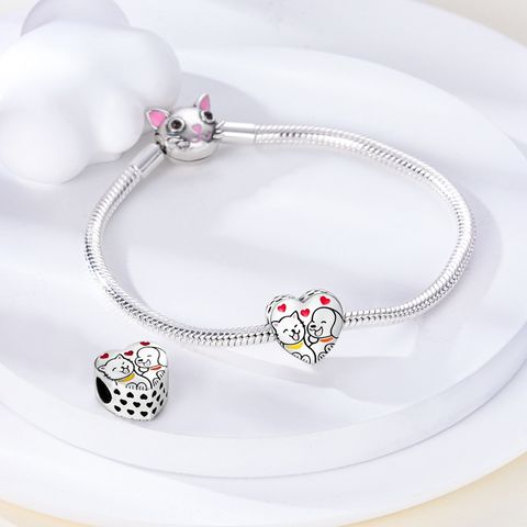 Heart Shape Cat and Dog Beads