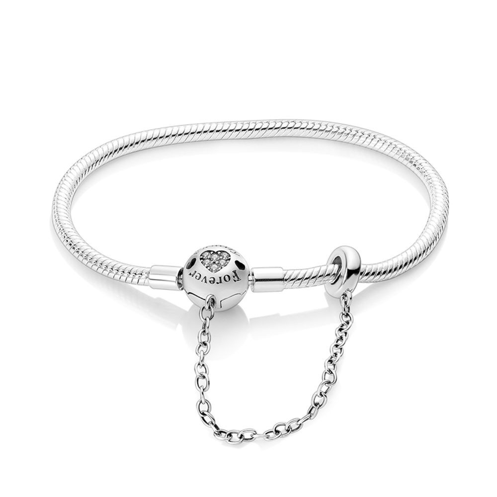 Silver Safety Chain Bracelets