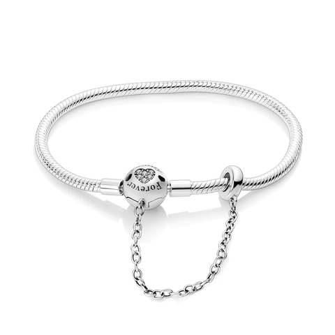 Silberne Sicherheitskettenarmbänder