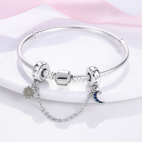 Moon and Stars Safety Chain