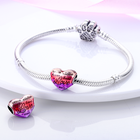 Perle d'amour en forme de coeur