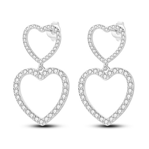 Sparkle Heart Earrings