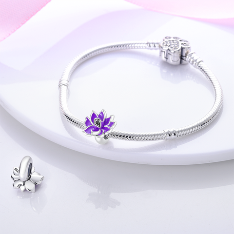 Perles de Lotus violet