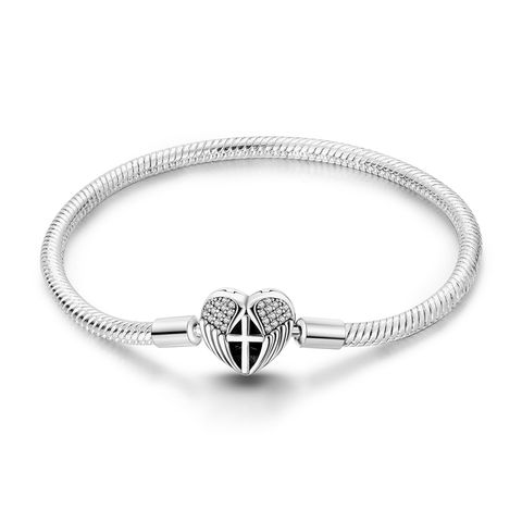 Kreuz Schlangenknochen Armband