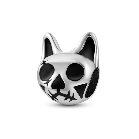 Cat's Head Charms Bead