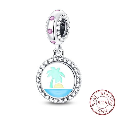 Earth Beach Coconut Tree Pendant