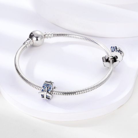Blue Aircraft Bead
