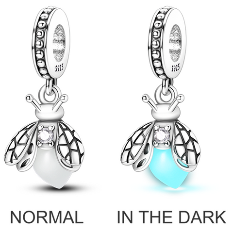 Leuchtende Glühwürmchen-Charm-Perlen