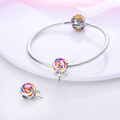 Rainbow Lollipop Beads