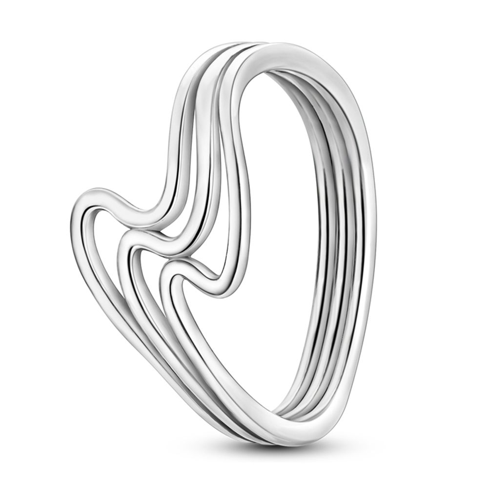 Triple Curve Ring