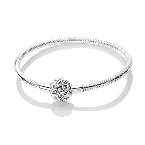 Schneeflocke-Ketten-Schlange-Knochen-Armband