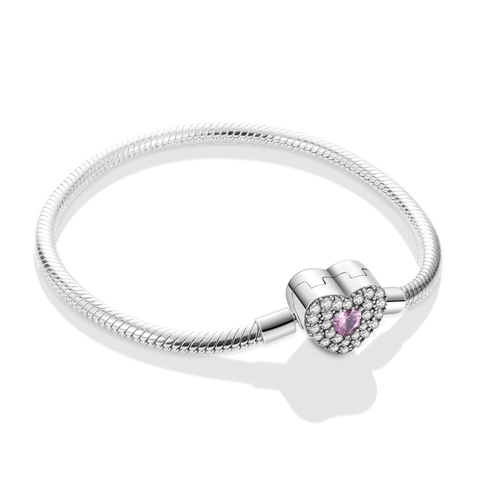Heart Shape Snake Chain Bracelets