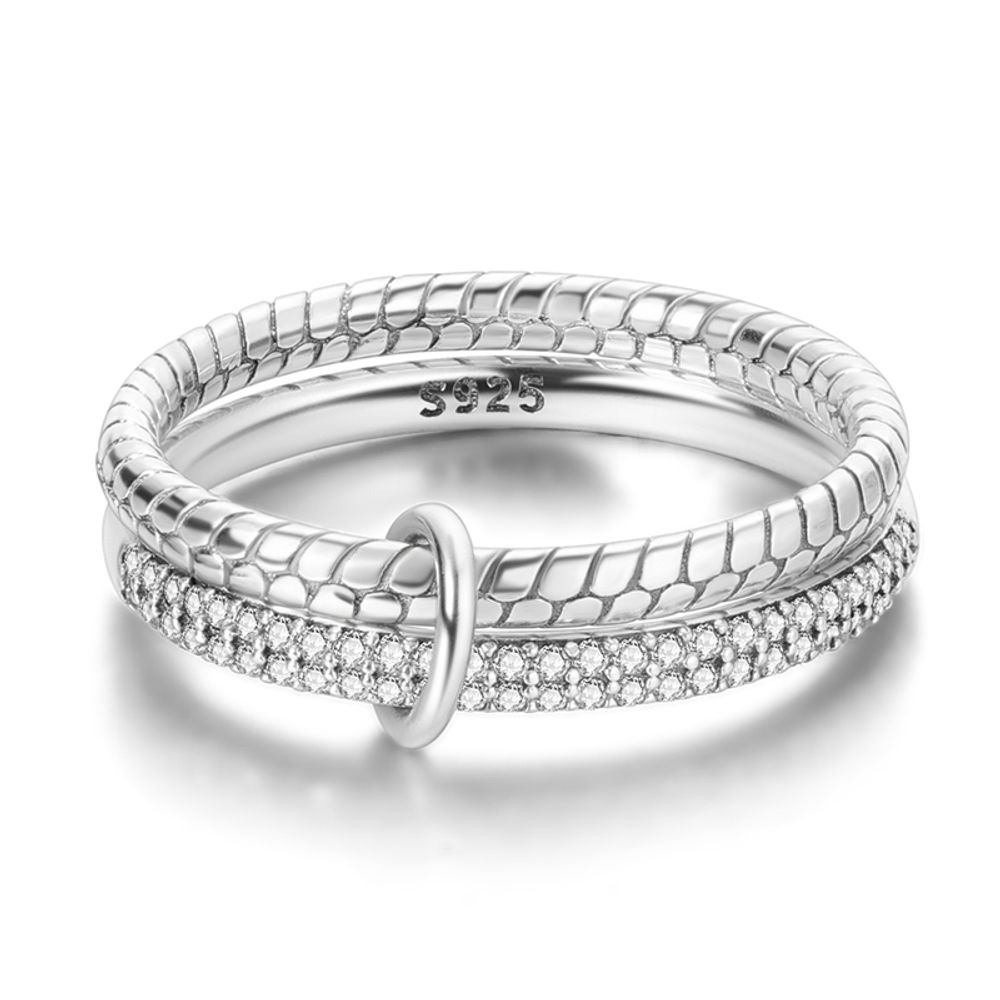 Clasp Double Ring