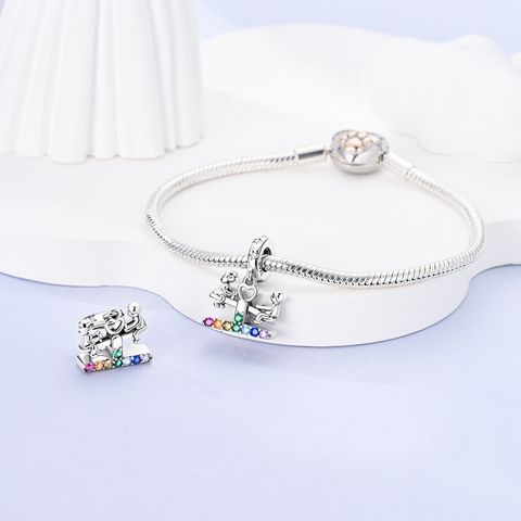 Pendentif bascule totter coloré