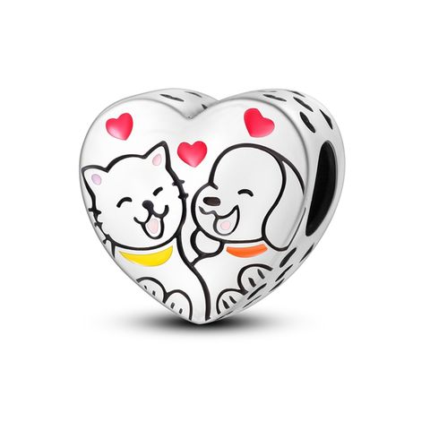 Heart Shape Cat and Dog Beads
