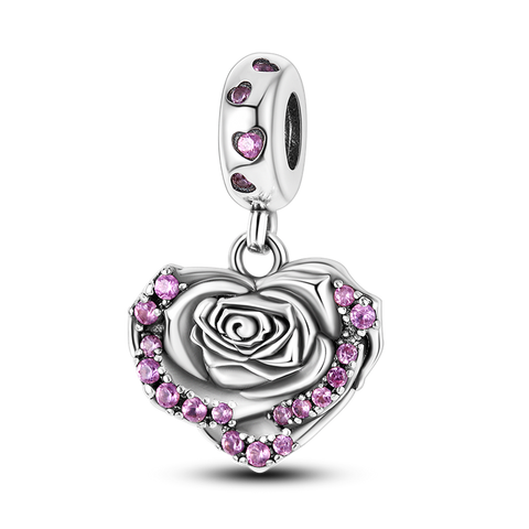 Rose Herzform baumeln